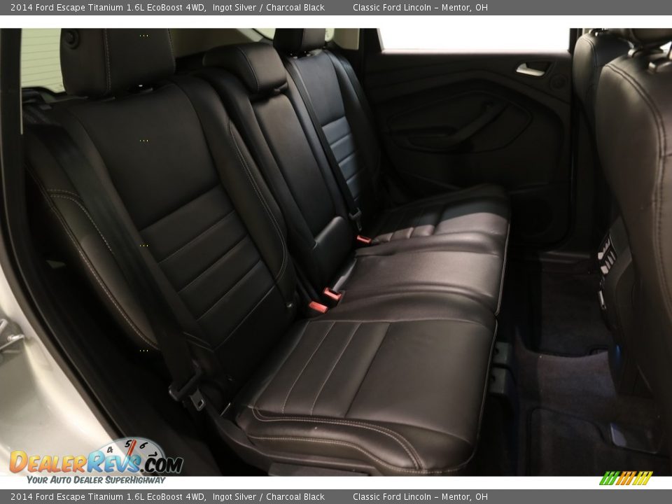2014 Ford Escape Titanium 1.6L EcoBoost 4WD Ingot Silver / Charcoal Black Photo #14