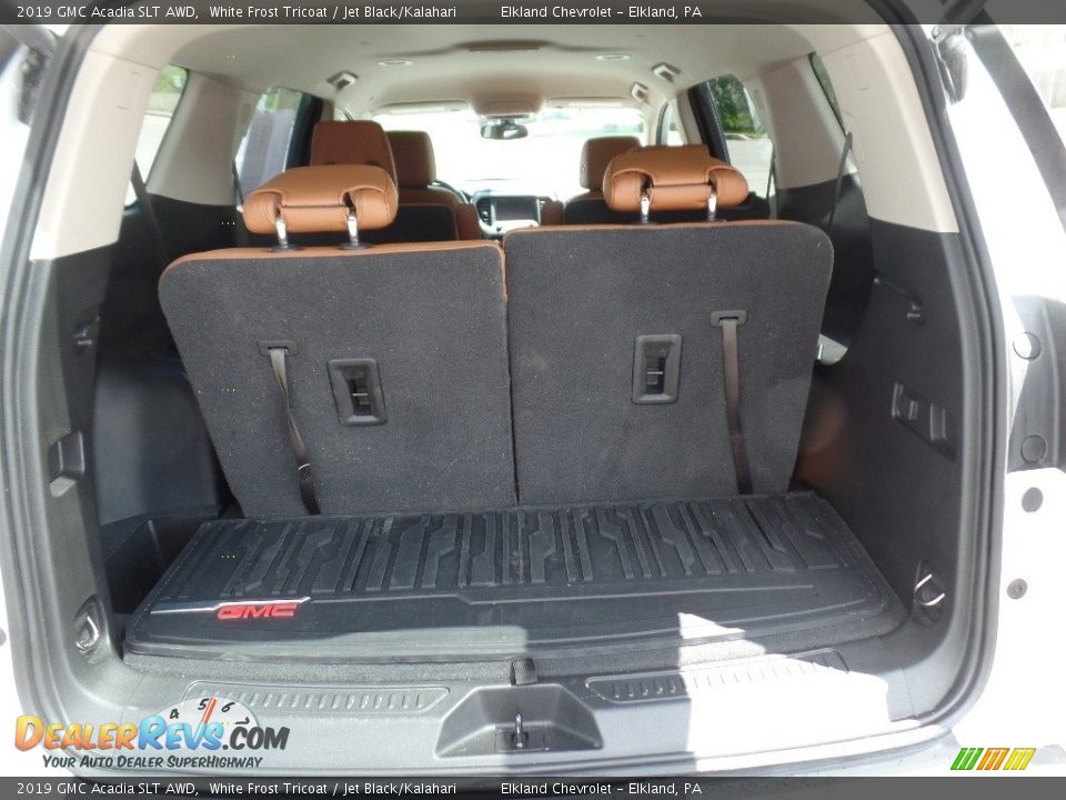 2019 GMC Acadia SLT AWD White Frost Tricoat / Jet Black/Kalahari Photo #16