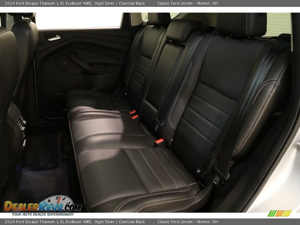 2014 Ford Escape Titanium 1.6L EcoBoost 4WD Ingot Silver / Charcoal Black Photo #15