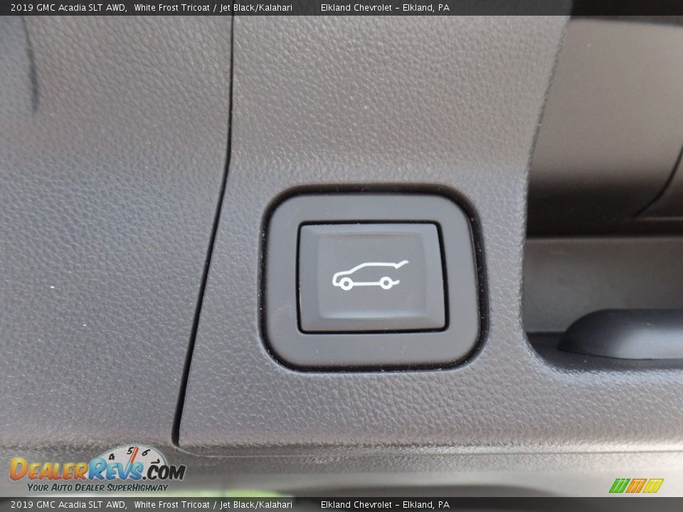 2019 GMC Acadia SLT AWD White Frost Tricoat / Jet Black/Kalahari Photo #17