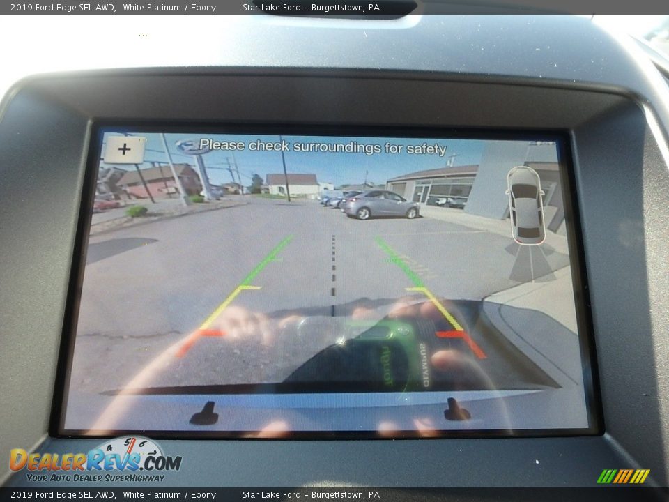 2019 Ford Edge SEL AWD White Platinum / Ebony Photo #20
