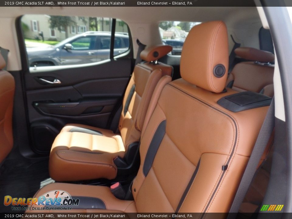 2019 GMC Acadia SLT AWD White Frost Tricoat / Jet Black/Kalahari Photo #19