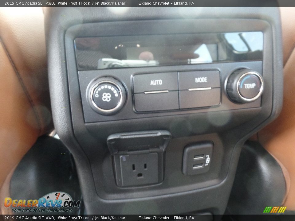 2019 GMC Acadia SLT AWD White Frost Tricoat / Jet Black/Kalahari Photo #21