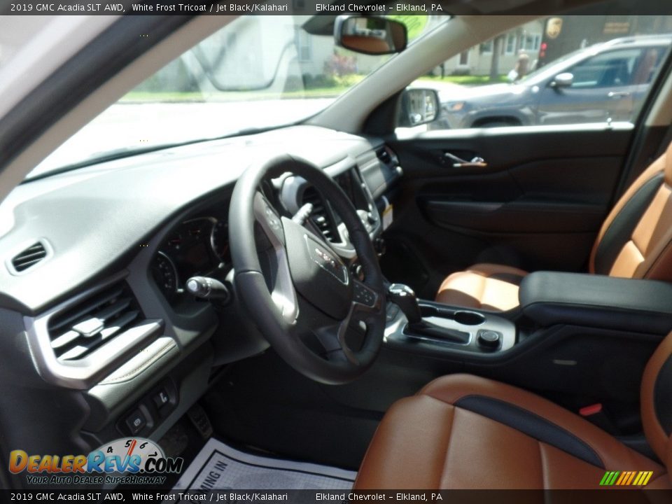 2019 GMC Acadia SLT AWD White Frost Tricoat / Jet Black/Kalahari Photo #23
