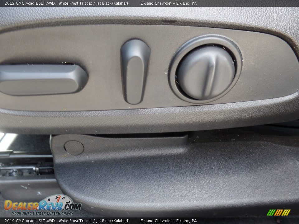 2019 GMC Acadia SLT AWD White Frost Tricoat / Jet Black/Kalahari Photo #27