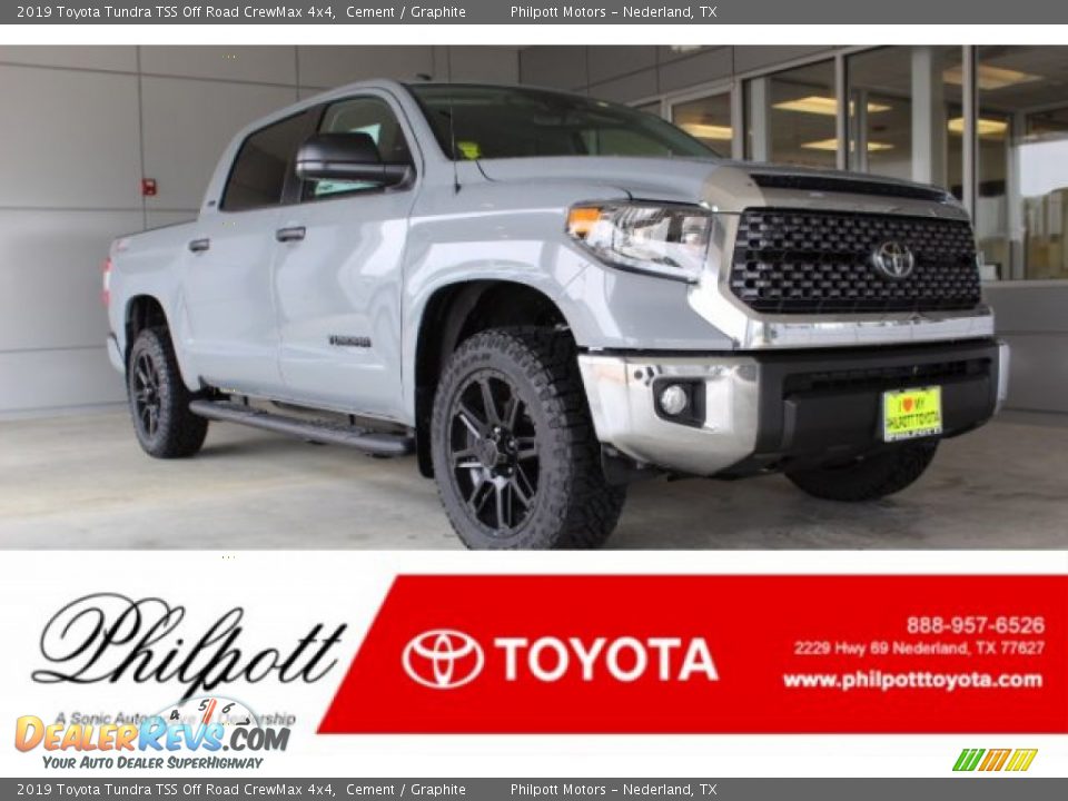 2019 Toyota Tundra TSS Off Road CrewMax 4x4 Cement / Graphite Photo #1