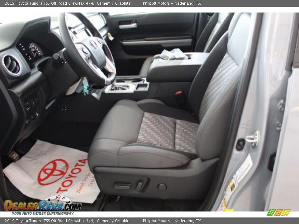 2019 Toyota Tundra TSS Off Road CrewMax 4x4 Cement / Graphite Photo #10
