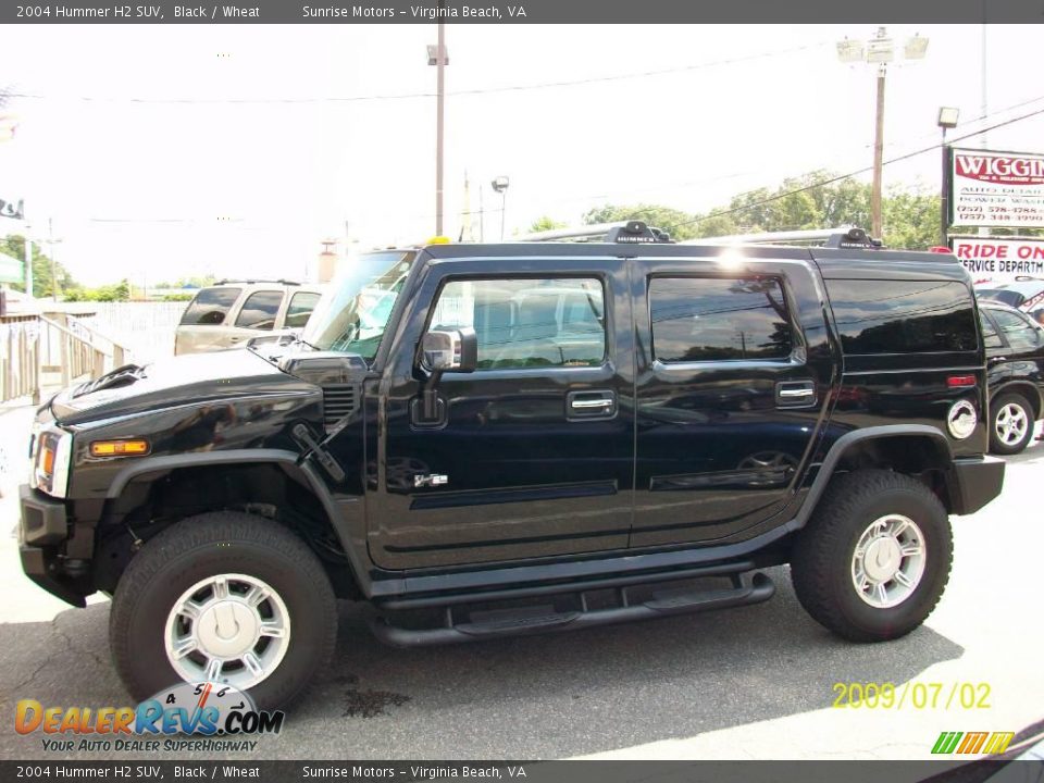 2004 Hummer H2 SUV Black / Wheat Photo #1