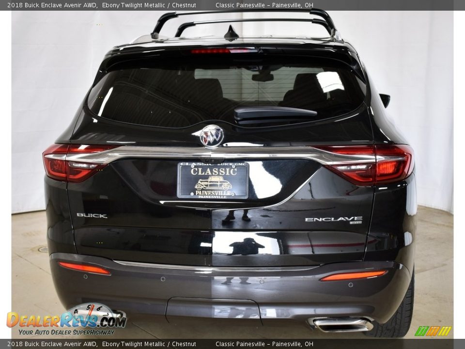 2018 Buick Enclave Avenir AWD Ebony Twilight Metallic / Chestnut Photo #3