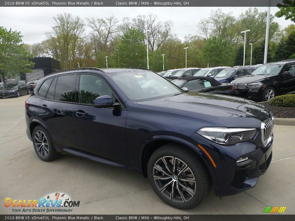2019 BMW X5 xDrive50i Phytonic Blue Metallic / Black Photo #1