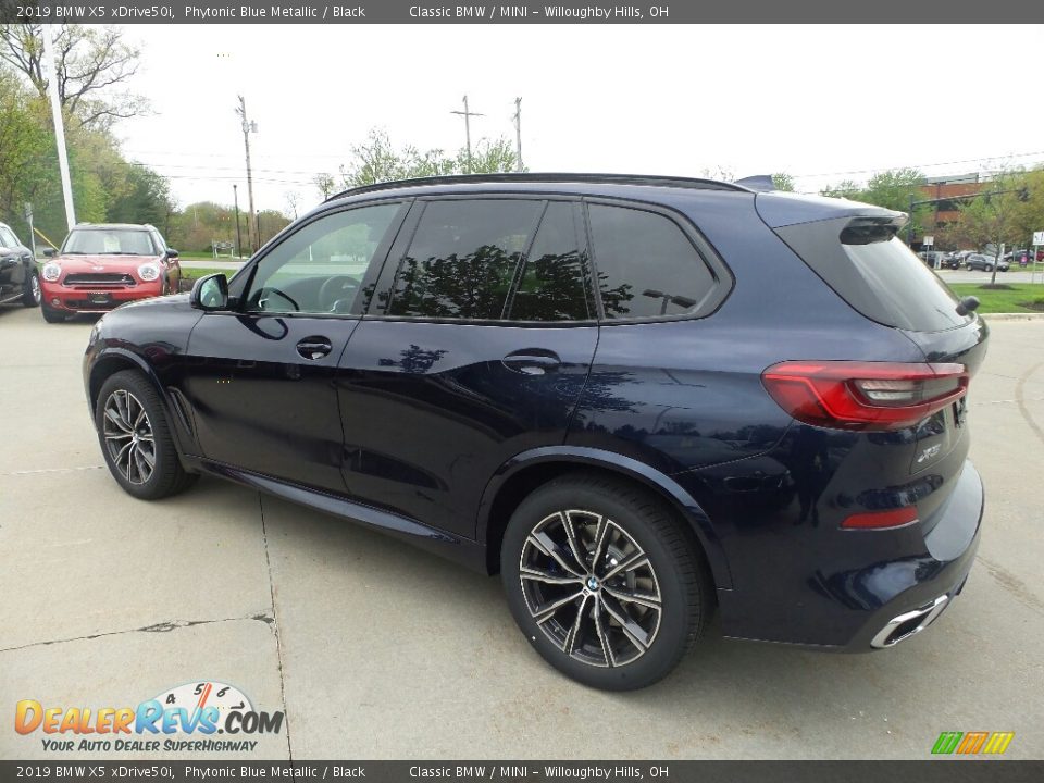 2019 BMW X5 xDrive50i Phytonic Blue Metallic / Black Photo #5