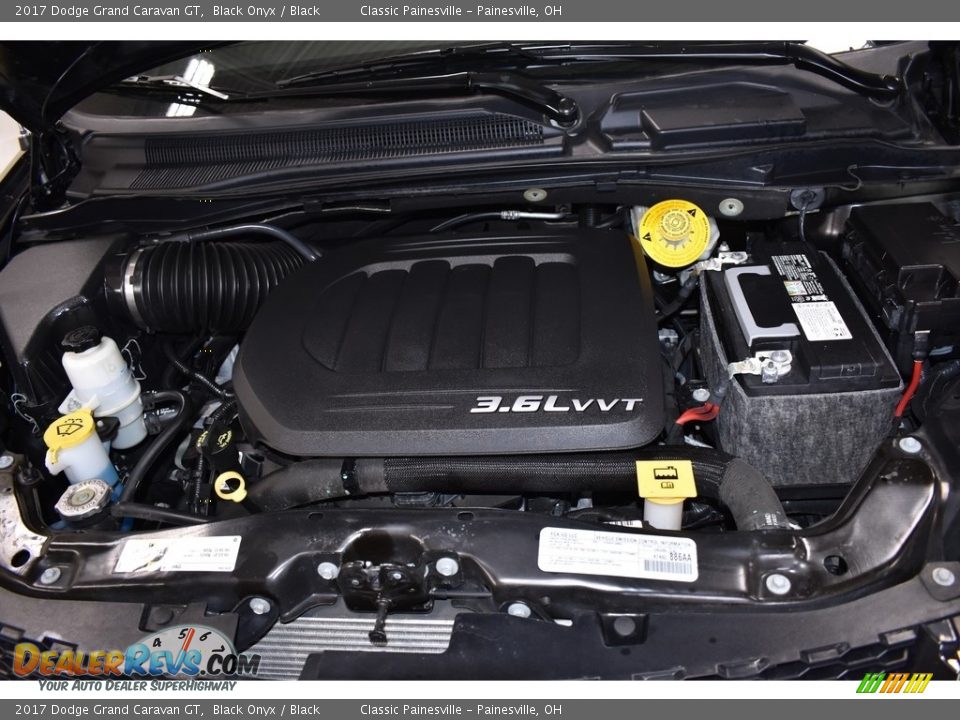2017 Dodge Grand Caravan GT Black Onyx / Black Photo #6