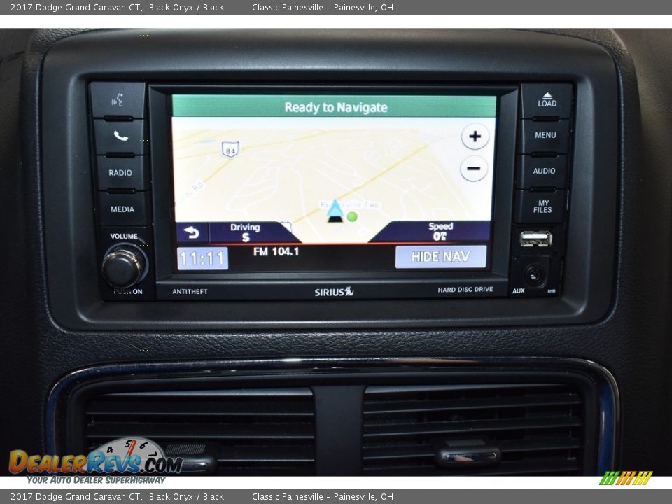 2017 Dodge Grand Caravan GT Black Onyx / Black Photo #14