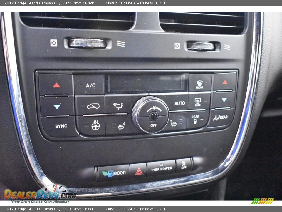 2017 Dodge Grand Caravan GT Black Onyx / Black Photo #15