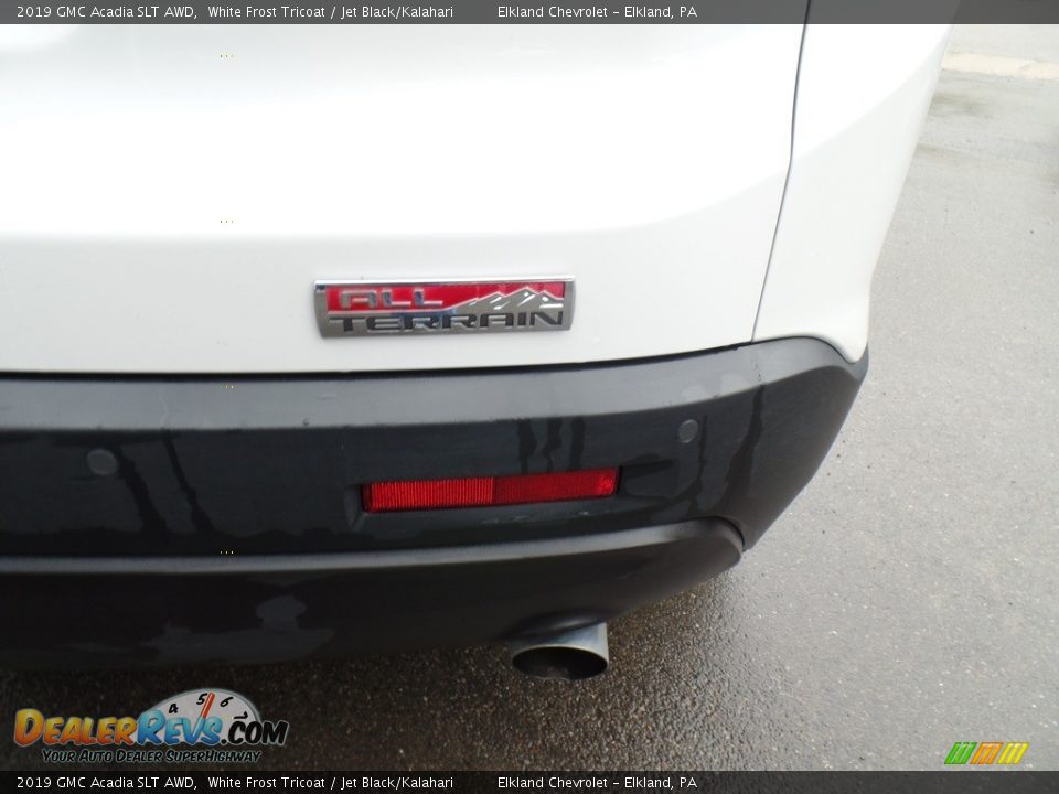 2019 GMC Acadia SLT AWD White Frost Tricoat / Jet Black/Kalahari Photo #10