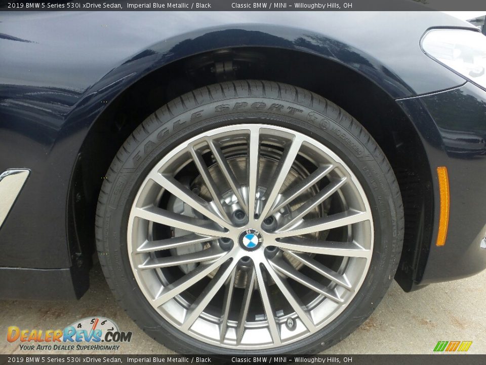 2019 BMW 5 Series 530i xDrive Sedan Imperial Blue Metallic / Black Photo #2