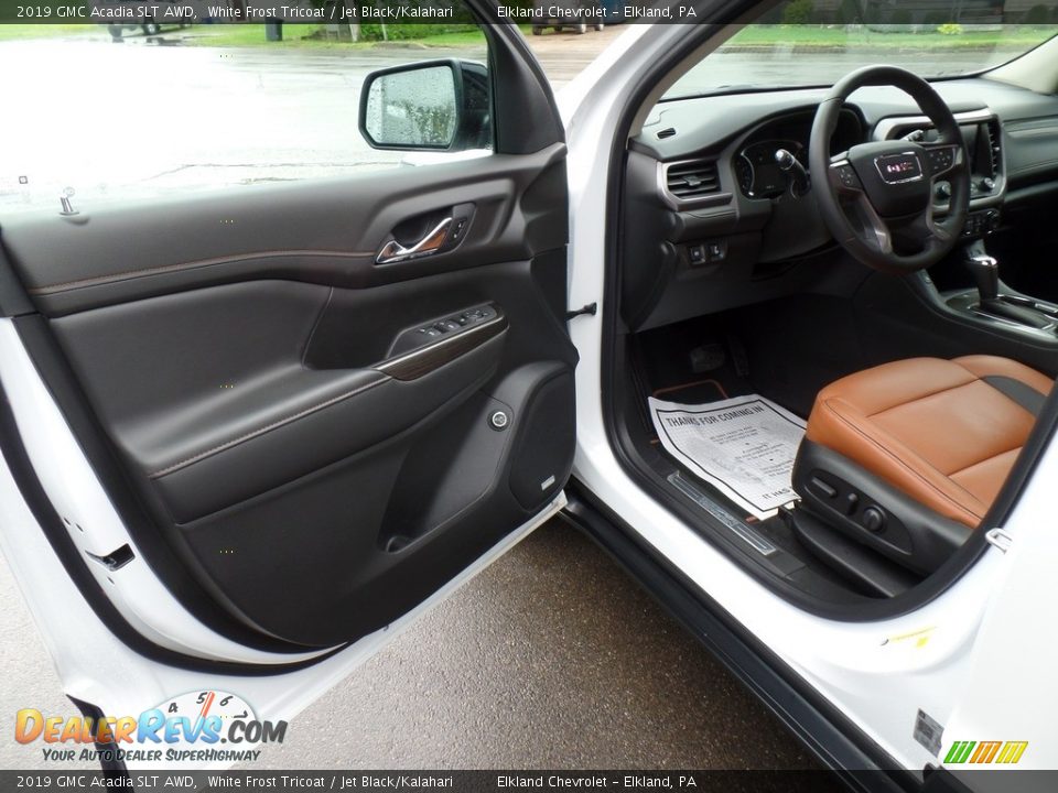 2019 GMC Acadia SLT AWD White Frost Tricoat / Jet Black/Kalahari Photo #11