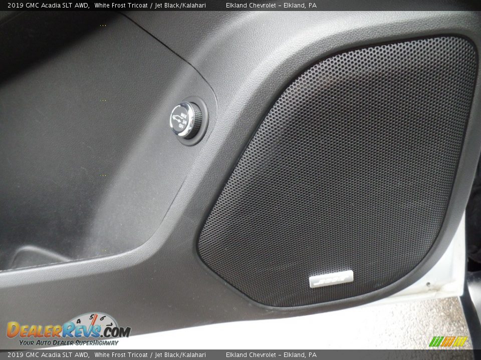 2019 GMC Acadia SLT AWD White Frost Tricoat / Jet Black/Kalahari Photo #13