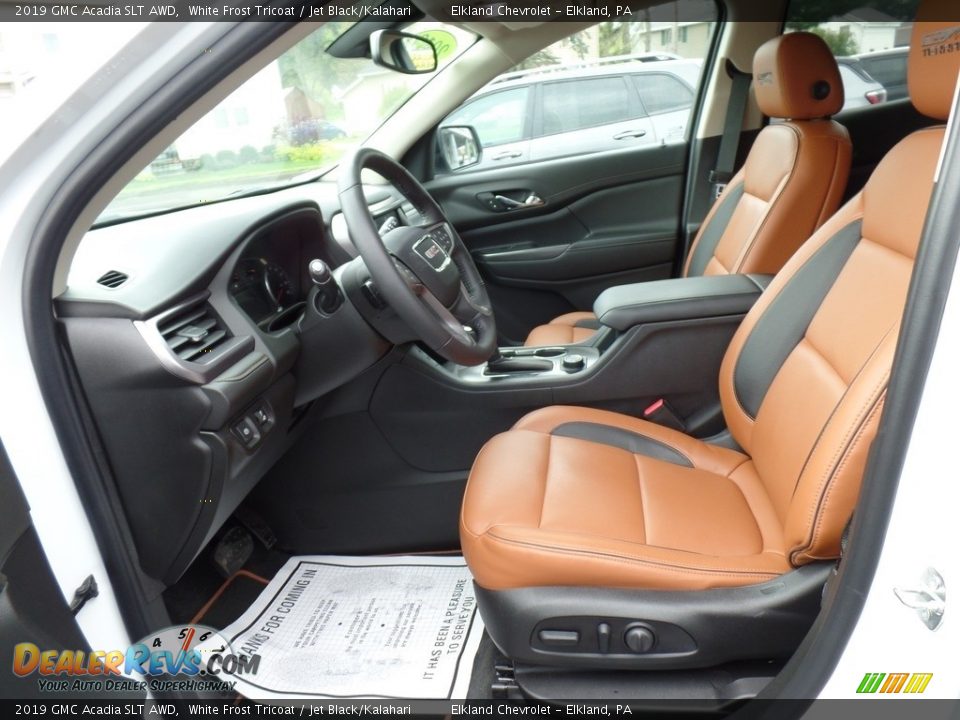 2019 GMC Acadia SLT AWD White Frost Tricoat / Jet Black/Kalahari Photo #14