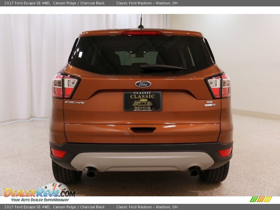 2017 Ford Escape SE 4WD Canyon Ridge / Charcoal Black Photo #16