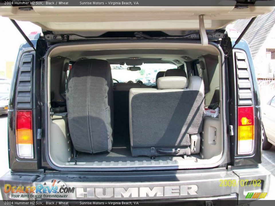 2004 Hummer H2 SUV Black / Wheat Photo #5