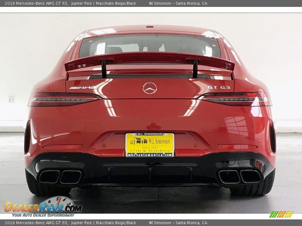 2019 Mercedes-Benz AMG GT 63 Jupiter Red / Macchiato Beige/Black Photo #3