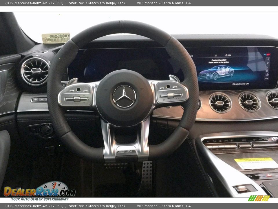 2019 Mercedes-Benz AMG GT 63 Steering Wheel Photo #4