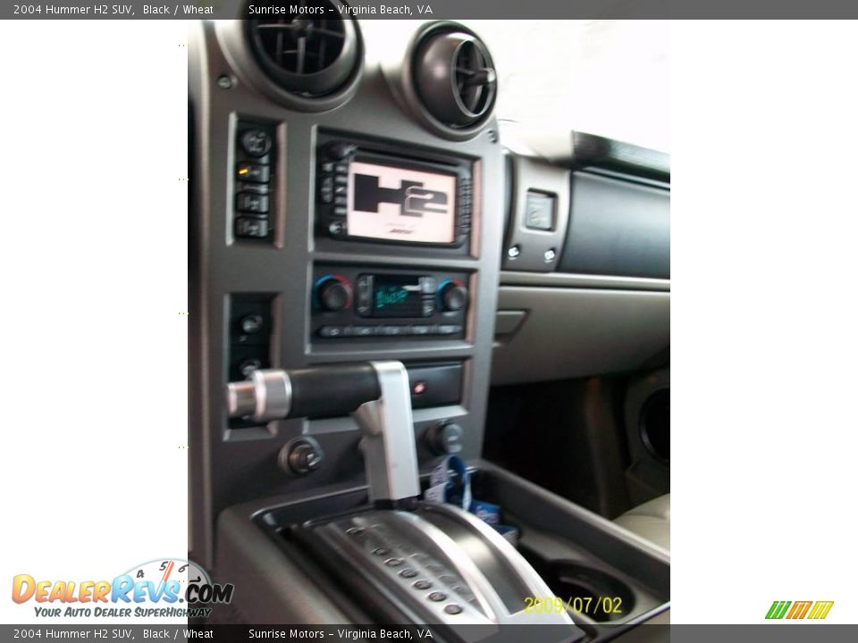 2004 Hummer H2 SUV Black / Wheat Photo #6