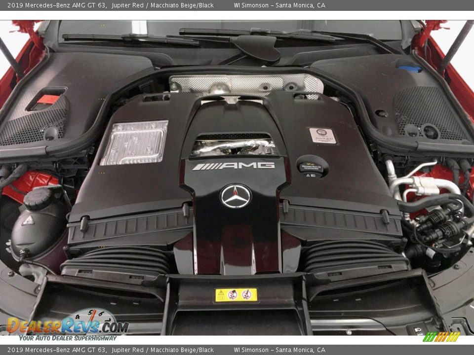 2019 Mercedes-Benz AMG GT 63 4.0 AMG Twin-Turbocharged DOHC 32-Valve VVT V8 Engine Photo #9