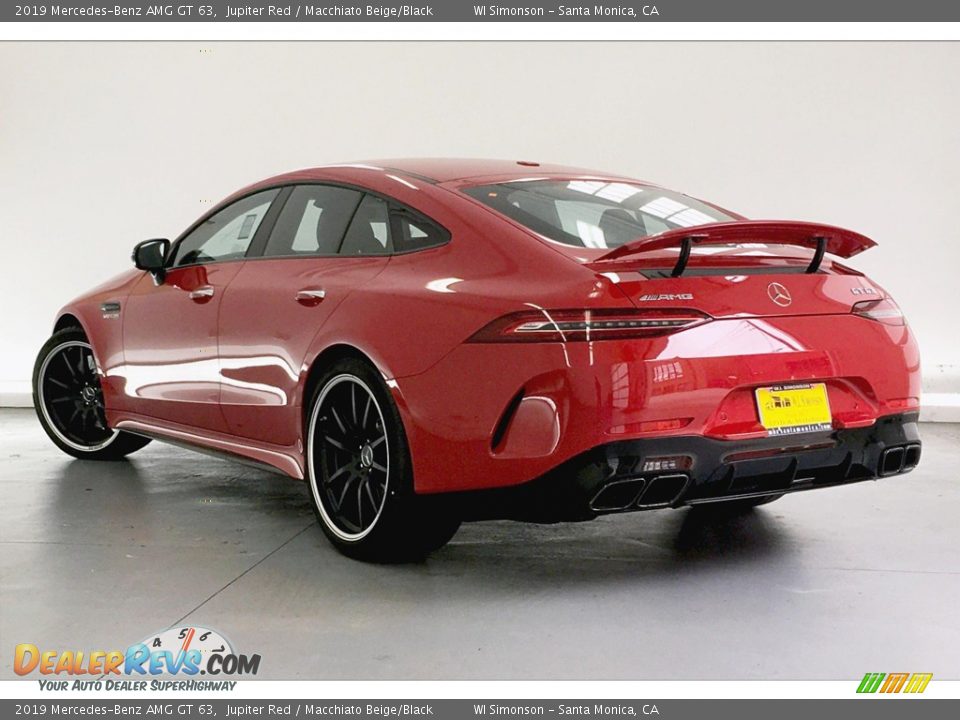 2019 Mercedes-Benz AMG GT 63 Jupiter Red / Macchiato Beige/Black Photo #10