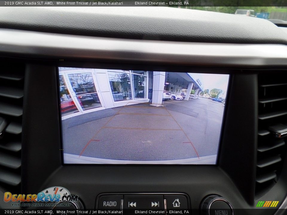 2019 GMC Acadia SLT AWD White Frost Tricoat / Jet Black/Kalahari Photo #26