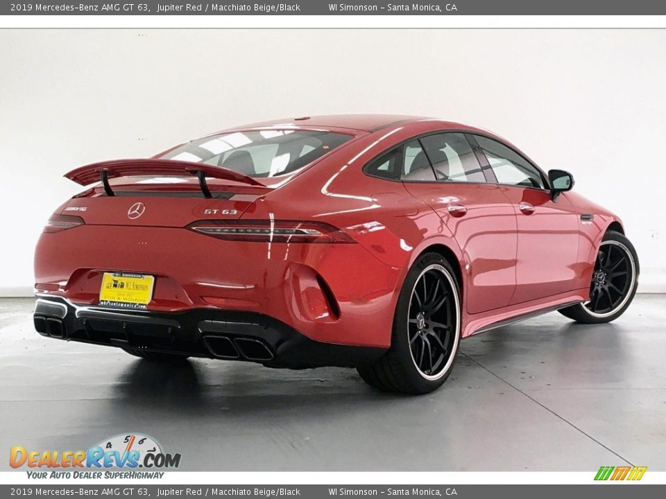 2019 Mercedes-Benz AMG GT 63 Jupiter Red / Macchiato Beige/Black Photo #16