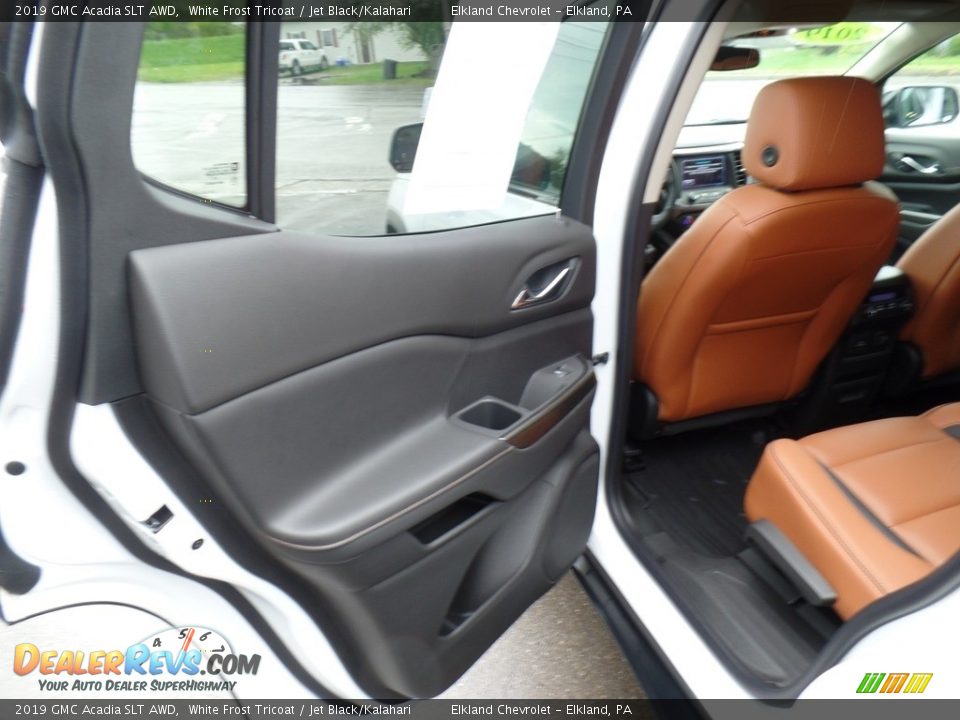 2019 GMC Acadia SLT AWD White Frost Tricoat / Jet Black/Kalahari Photo #34