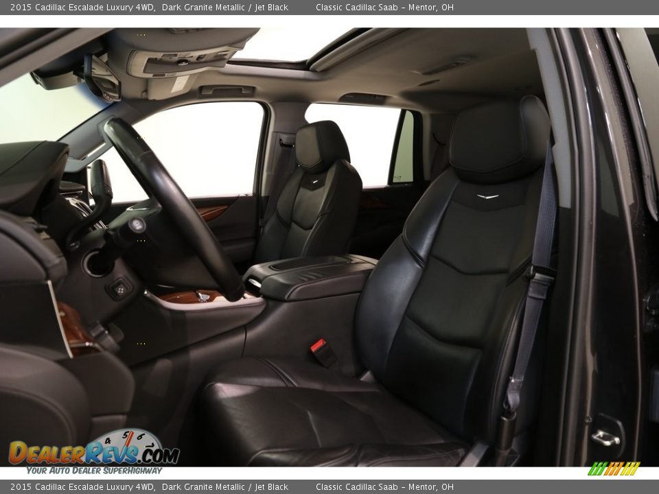 2015 Cadillac Escalade Luxury 4WD Dark Granite Metallic / Jet Black Photo #5