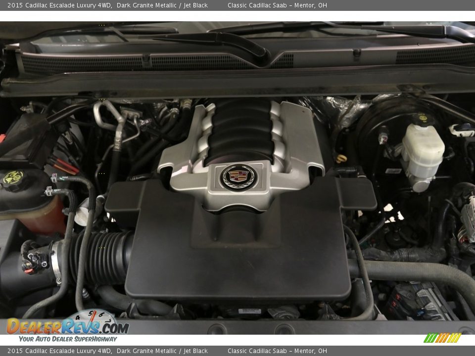 2015 Cadillac Escalade Luxury 4WD Dark Granite Metallic / Jet Black Photo #21