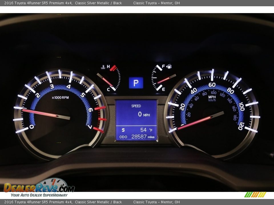 2016 Toyota 4Runner SR5 Premium 4x4 Classic Silver Metallic / Black Photo #8