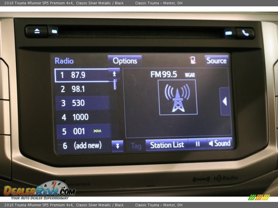 2016 Toyota 4Runner SR5 Premium 4x4 Classic Silver Metallic / Black Photo #10