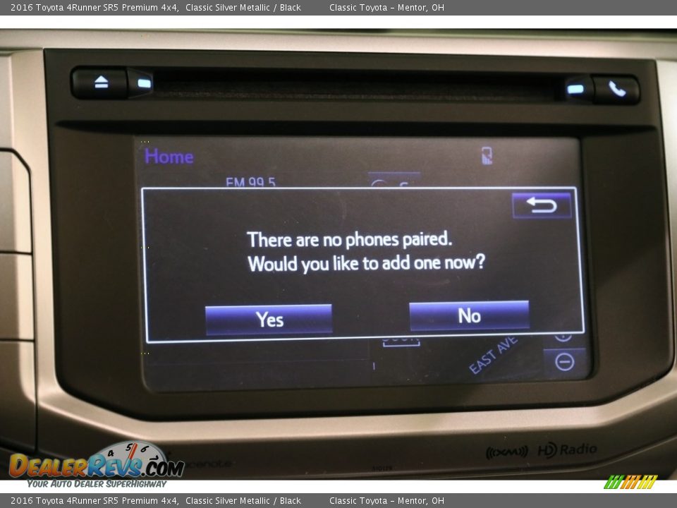 2016 Toyota 4Runner SR5 Premium 4x4 Classic Silver Metallic / Black Photo #11