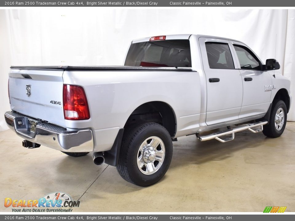 2016 Ram 2500 Tradesman Crew Cab 4x4 Bright Silver Metallic / Black/Diesel Gray Photo #2