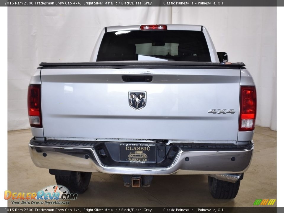 2016 Ram 2500 Tradesman Crew Cab 4x4 Bright Silver Metallic / Black/Diesel Gray Photo #3