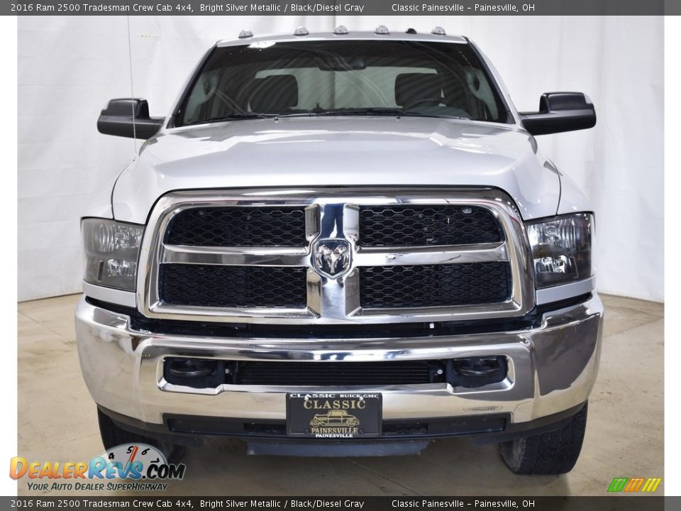 2016 Ram 2500 Tradesman Crew Cab 4x4 Bright Silver Metallic / Black/Diesel Gray Photo #4