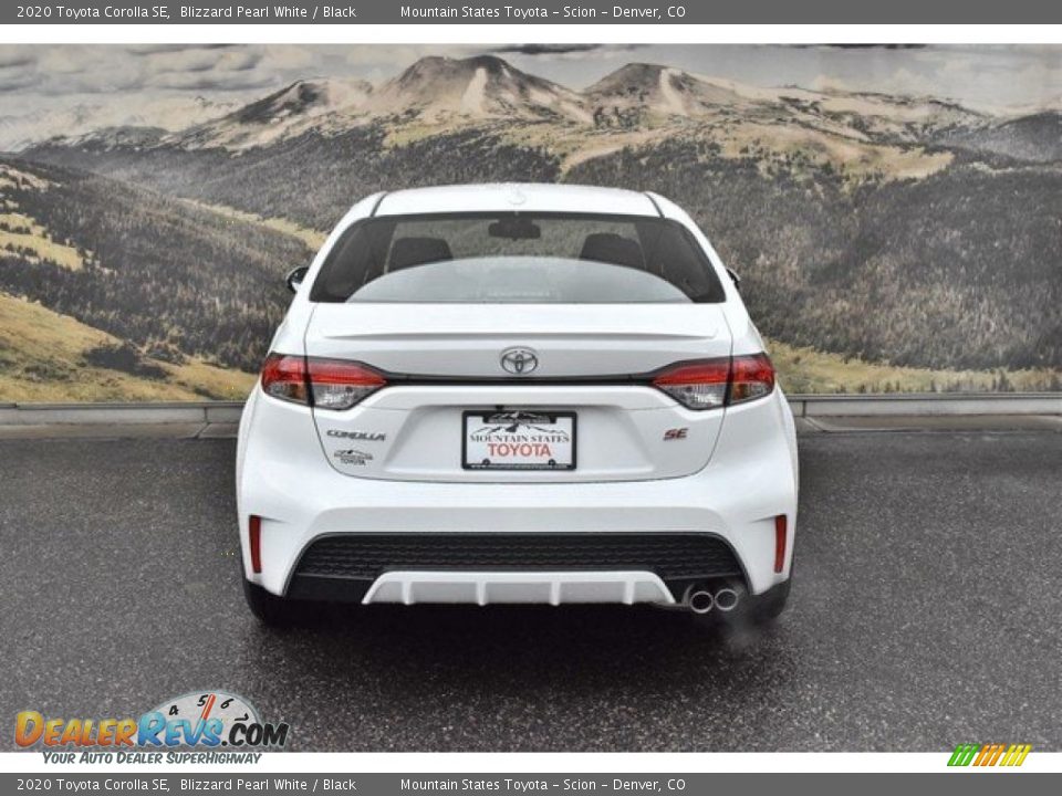 2020 Toyota Corolla SE Blizzard Pearl White / Black Photo #4