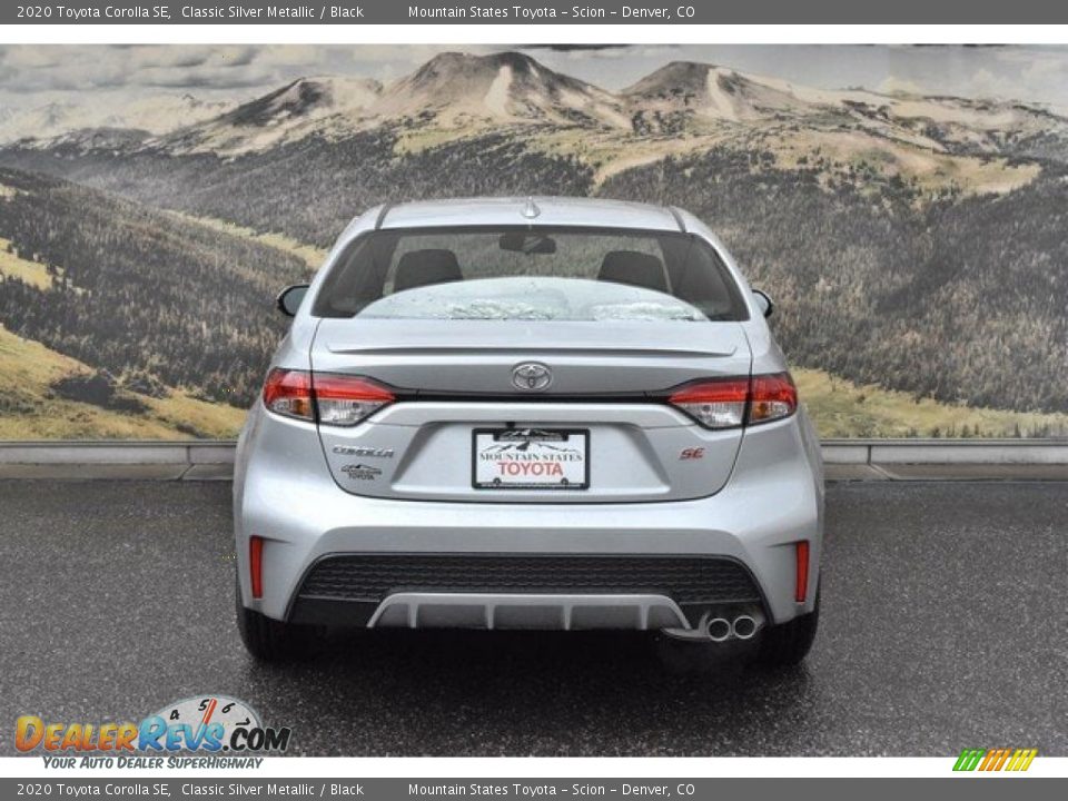 2020 Toyota Corolla SE Classic Silver Metallic / Black Photo #4