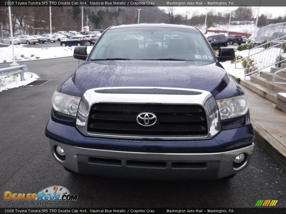 2008 Toyota Tundra SR5 TRD Double Cab 4x4 Nautical Blue Metallic / Graphite Gray Photo #5