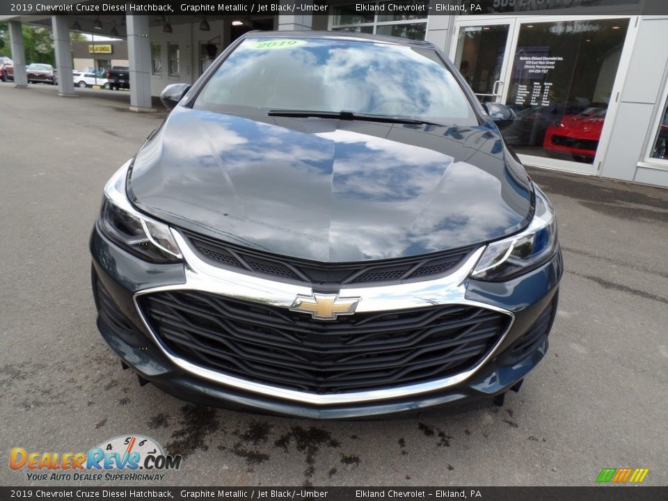 2019 Chevrolet Cruze Diesel Hatchback Graphite Metallic / Jet Black/­Umber Photo #2