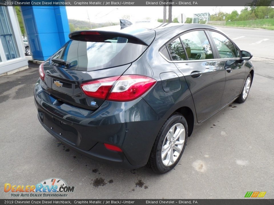 2019 Chevrolet Cruze Diesel Hatchback Graphite Metallic / Jet Black/­Umber Photo #5