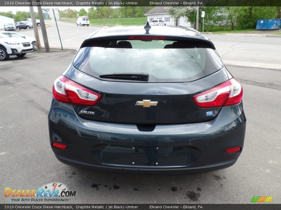 2019 Chevrolet Cruze Diesel Hatchback Graphite Metallic / Jet Black/­Umber Photo #6