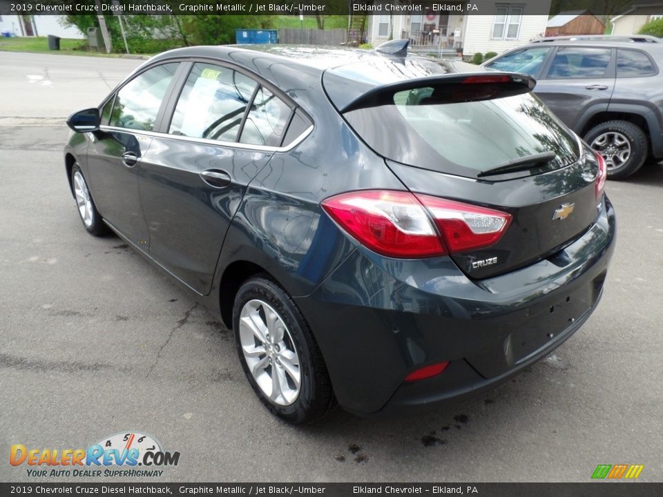 2019 Chevrolet Cruze Diesel Hatchback Graphite Metallic / Jet Black/­Umber Photo #7