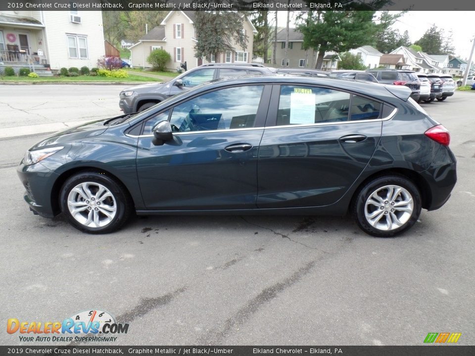 Graphite Metallic 2019 Chevrolet Cruze Diesel Hatchback Photo #8