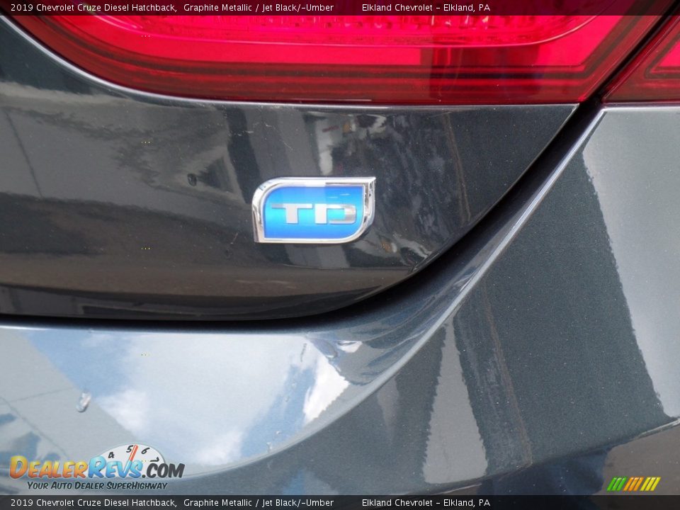 2019 Chevrolet Cruze Diesel Hatchback Graphite Metallic / Jet Black/­Umber Photo #13